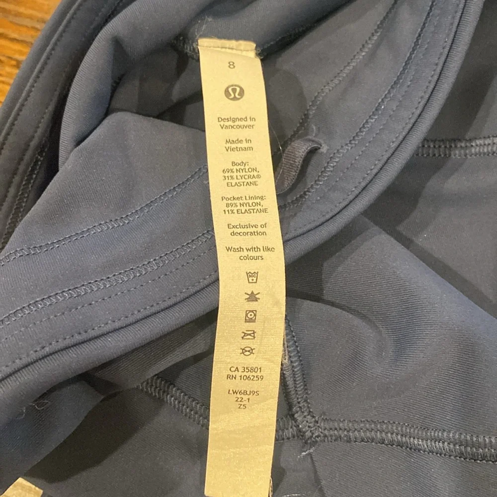 Lululemon Athletica Navy Leggings. Brand new. No tags. - Picture 5 of 5
